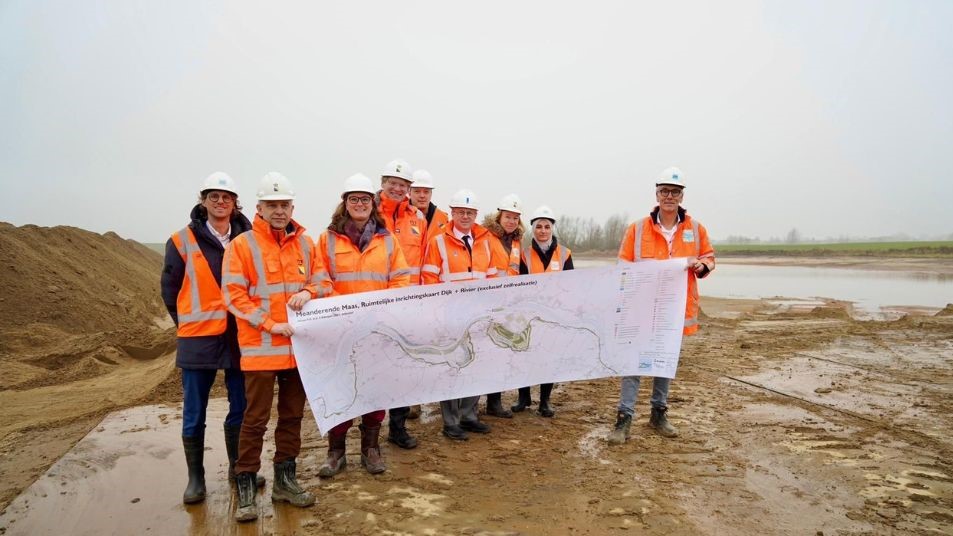 Werkbezoek Meanderende Maas