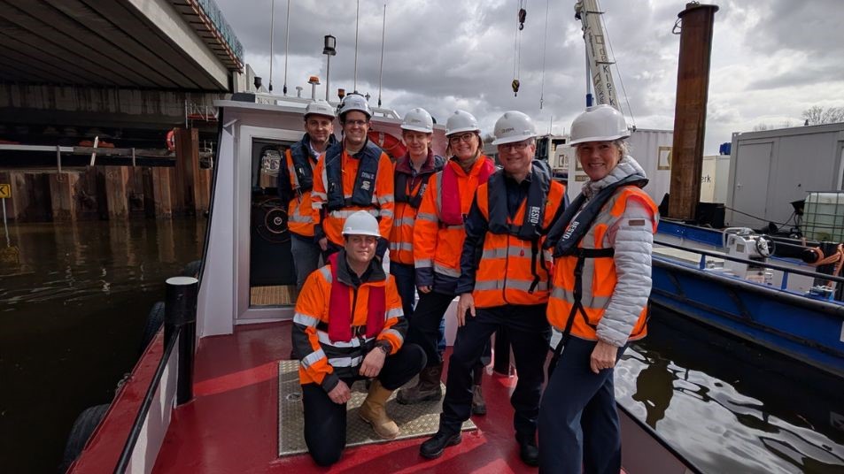 Constructief werkbezoek directie ILT in het kader van drijvende werktuigen