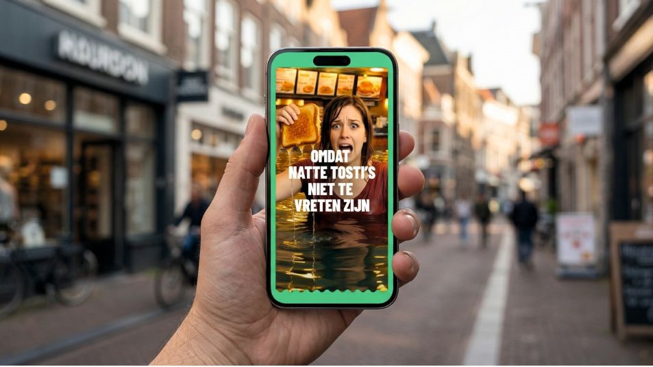 Succesvolle lancering Hou het lekker droog